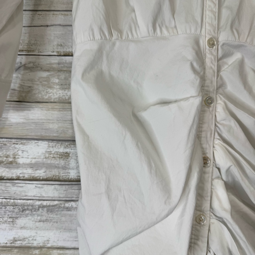 Veronica Beard Capella White Button Down Shirt Dress Women’s size 6 - Picture 10 of 13